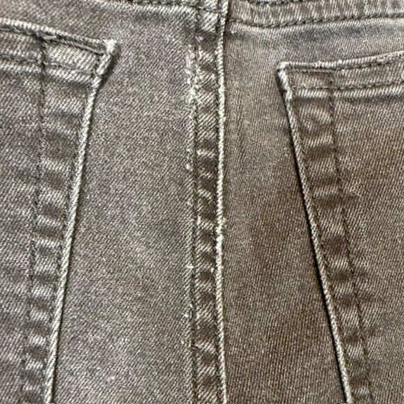 Joe's Jeans Tularose Skinny Ankle Stonewash Black Frayed Hem Jeans Size 29 - Picture 5 of 13